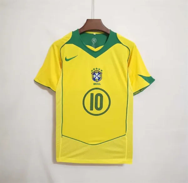 Brasil Home Retro 2004/06 | Ronaldinho #10