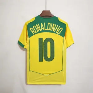 Brasil Home Retro 2004/06 | Ronaldinho #10