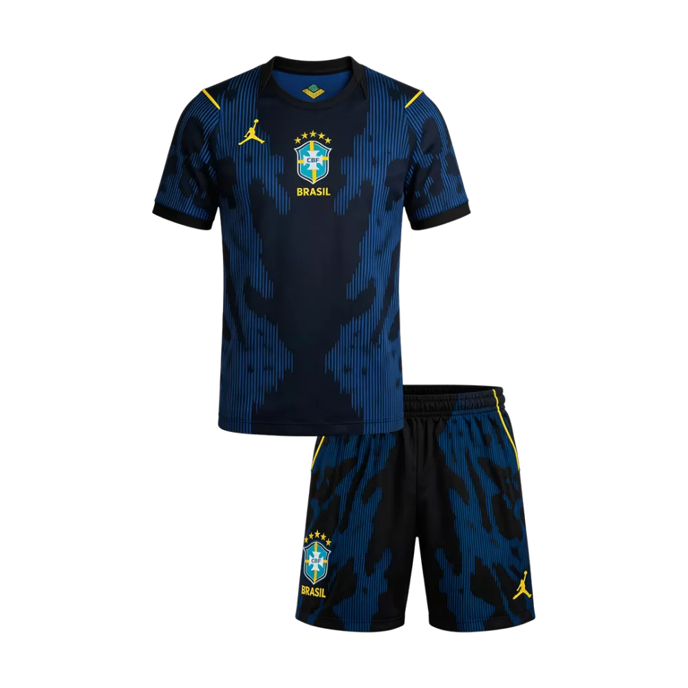 Conjunto de niño Brasil Away 2026