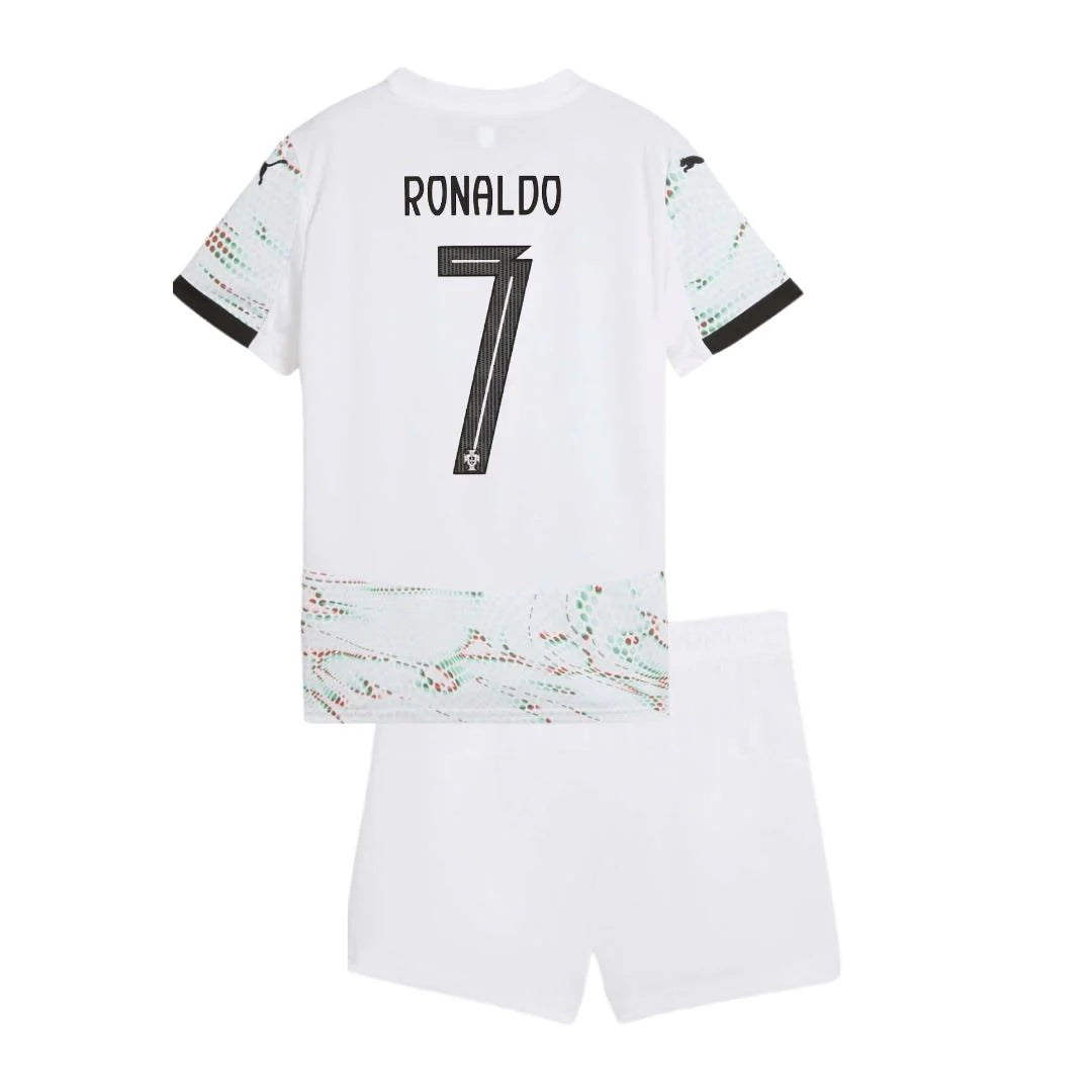 Conjunto niños Portugal Away 2025 | Ronaldo #7
