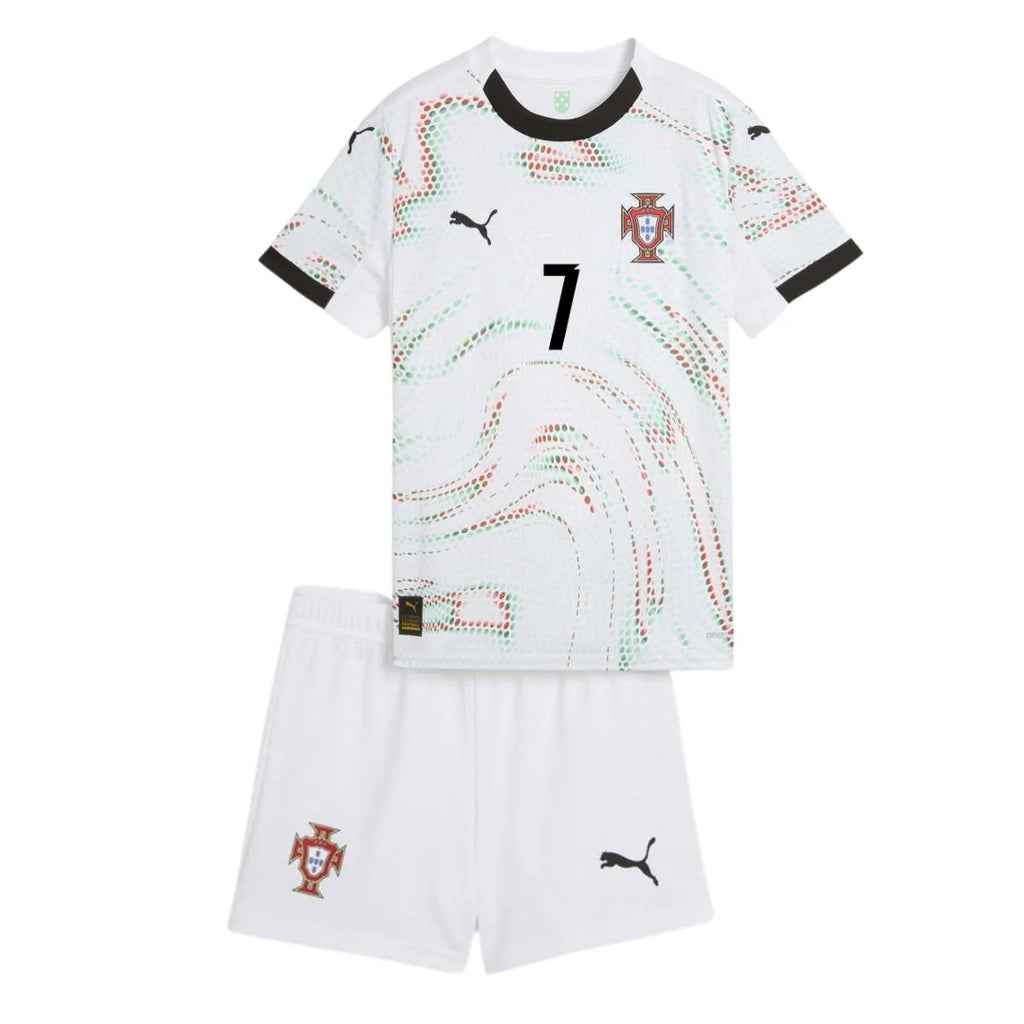 Conjunto niños Portugal Away 2025 | Ronaldo #7