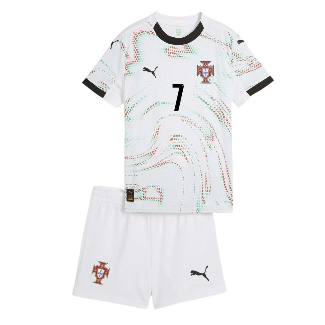 Conjunto niños Portugal Away 2025 | Ronaldo #7