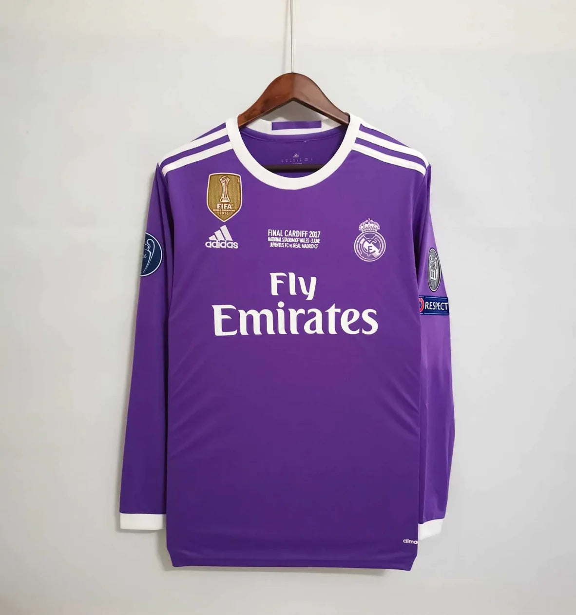 Real Madrid Away Long Sleeve Retro 2016/17 | Ronaldo #7