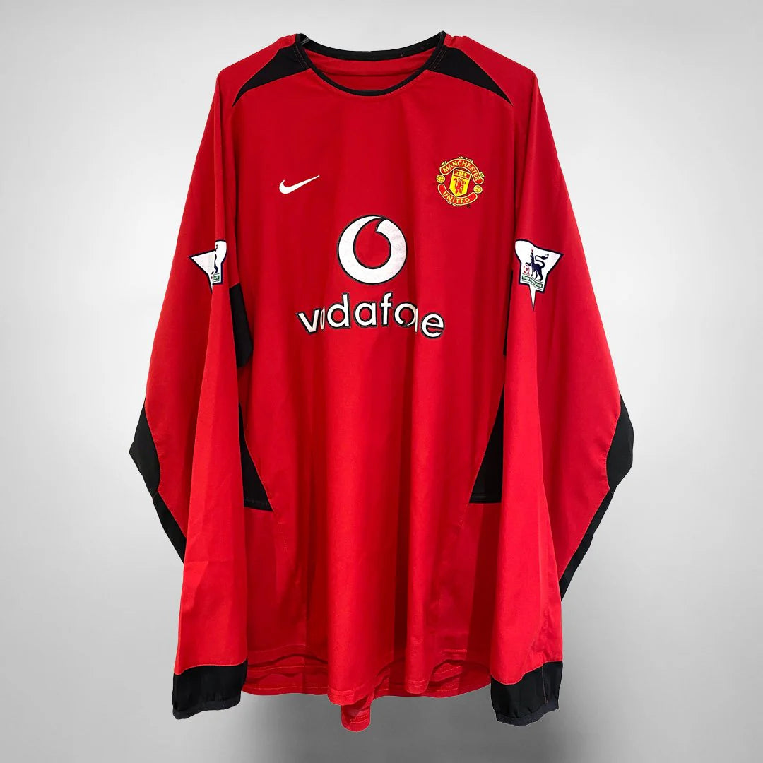 Manchester United Home 2002/04 Retro | Beckham #7 | Long Sleeve