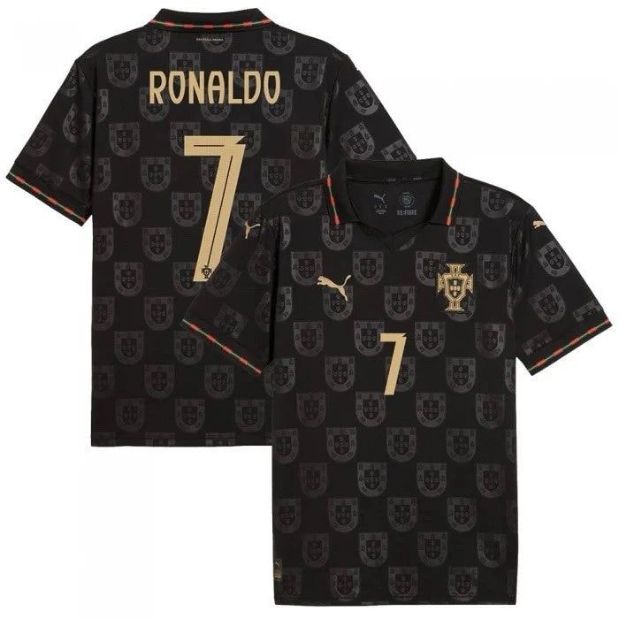 Conjunto de niño Portugal "Black Panther" 2026 | Ronaldo #7